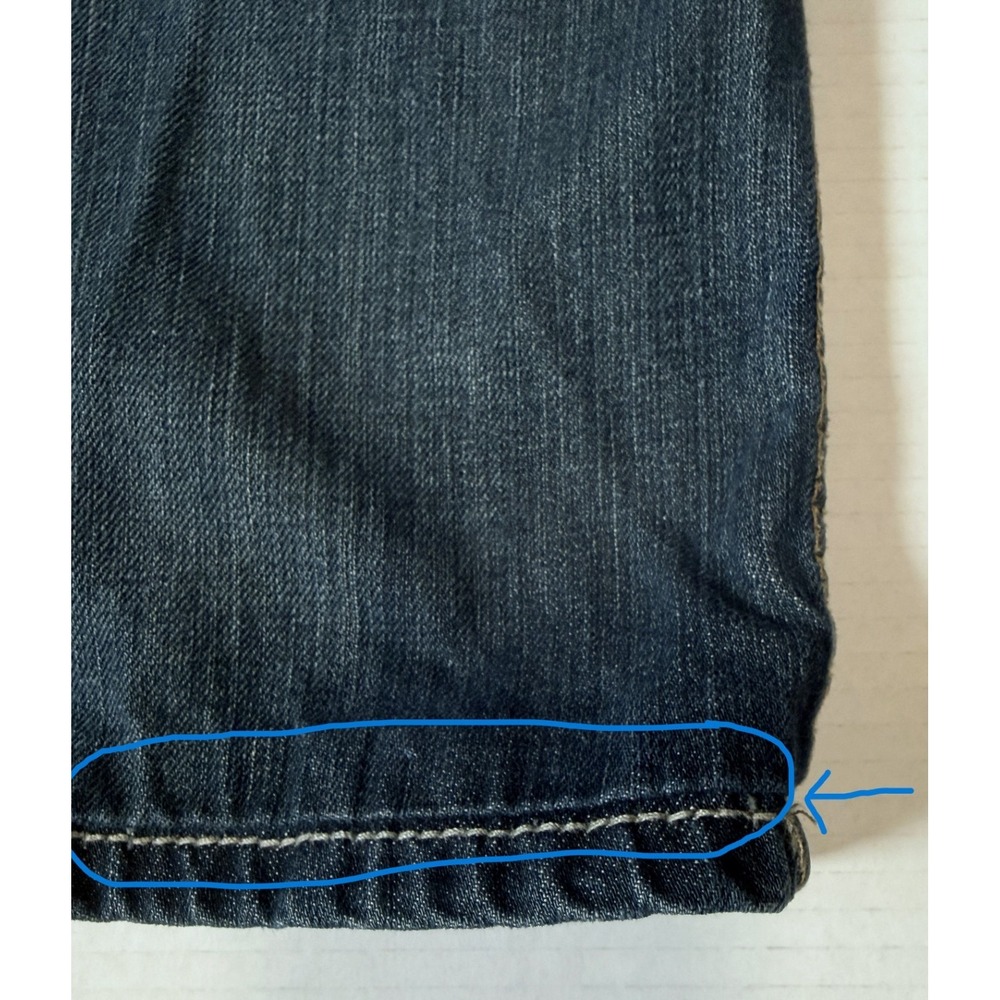 BKE TYLER - BUCKLE - Men's Distressed Bootcut Denim Blue Jean- Size 32x30‎ - Picture 4 of 9